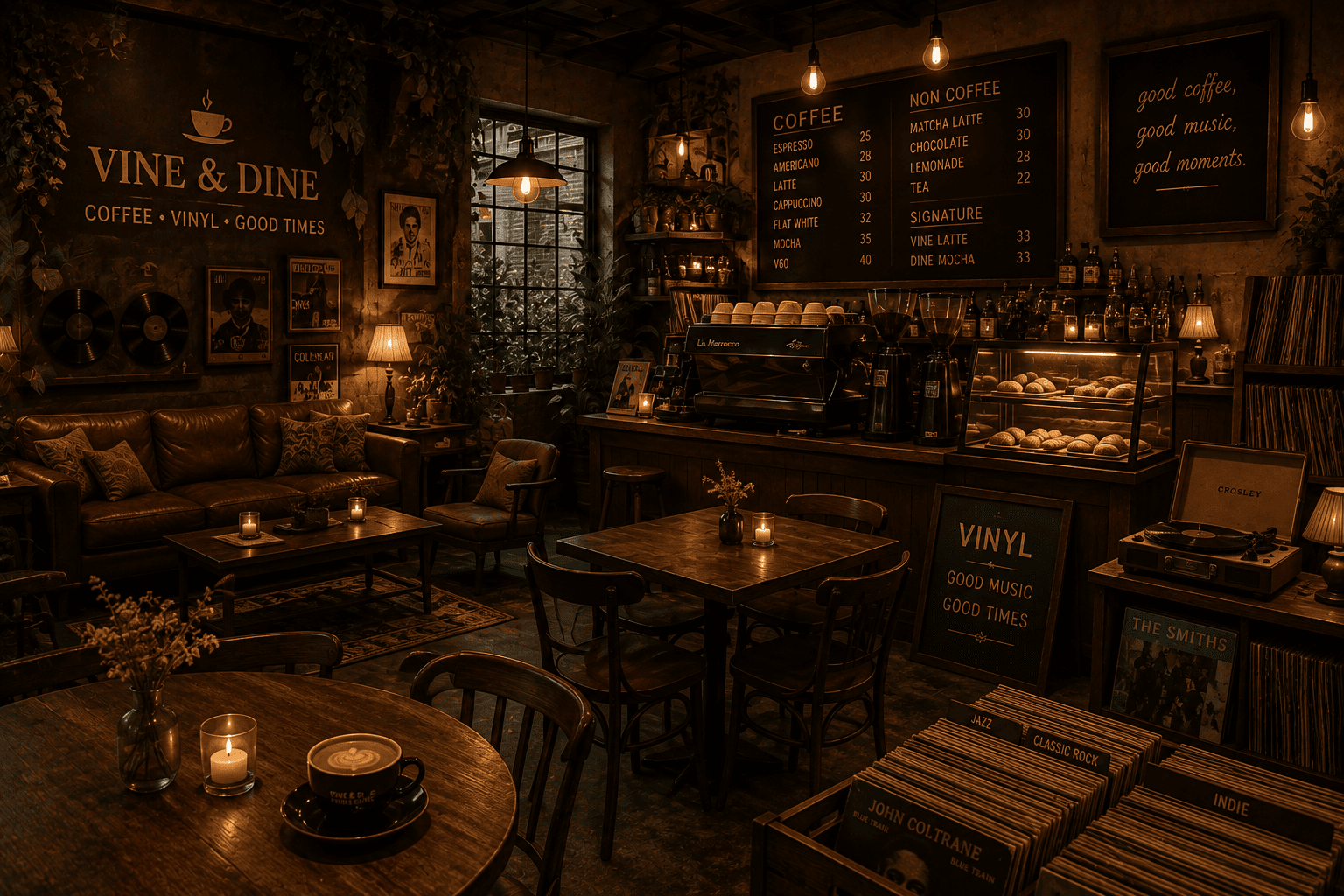 Interior Vine & Dine